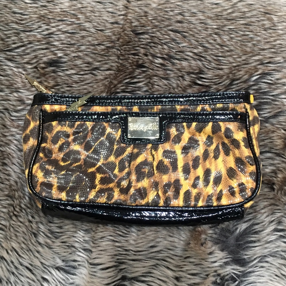 Betseyville Leopard Clutch Betsey Johnson